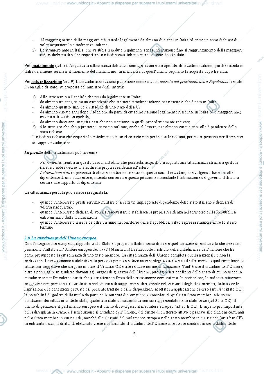 Anteprima pagina 5 — Dispensa Diritto pubblico, bin pitruzzella