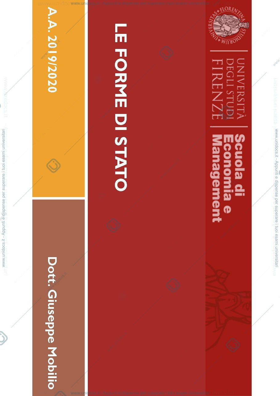 Anteprima pagina 2 — forme di stato
