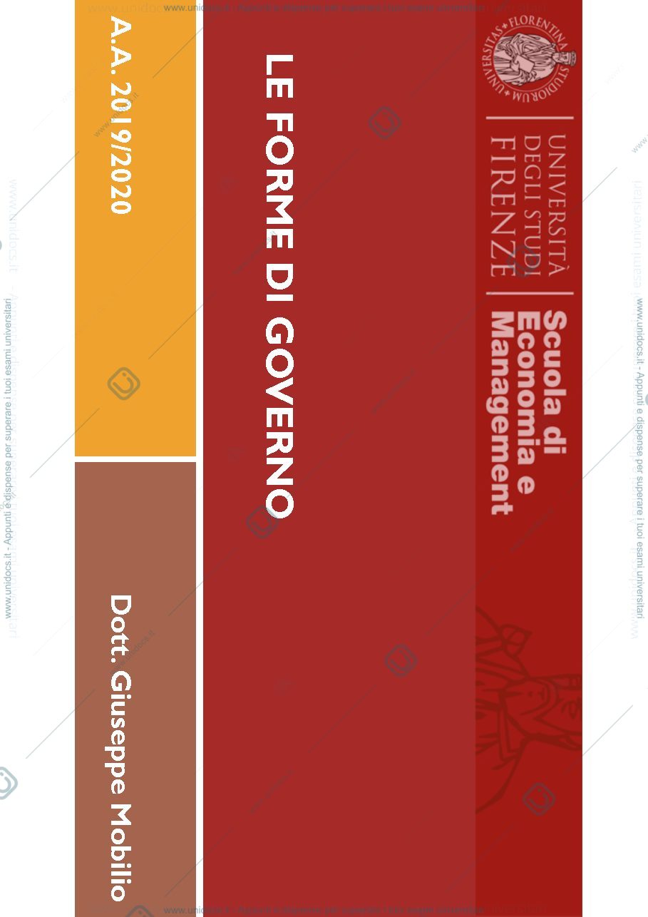 Anteprima pagina 2 — forme di governo
