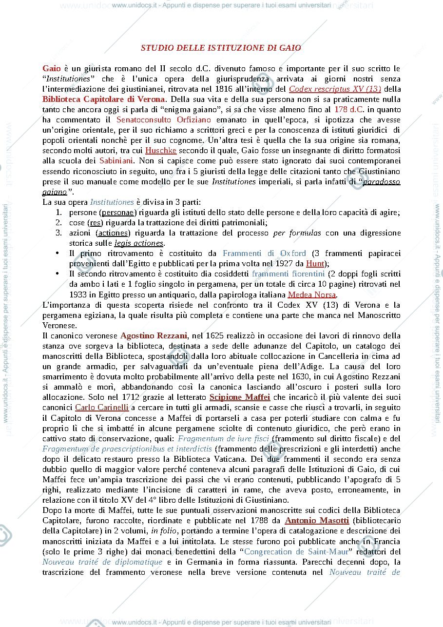 Anteprima pagina 1 — Gaio