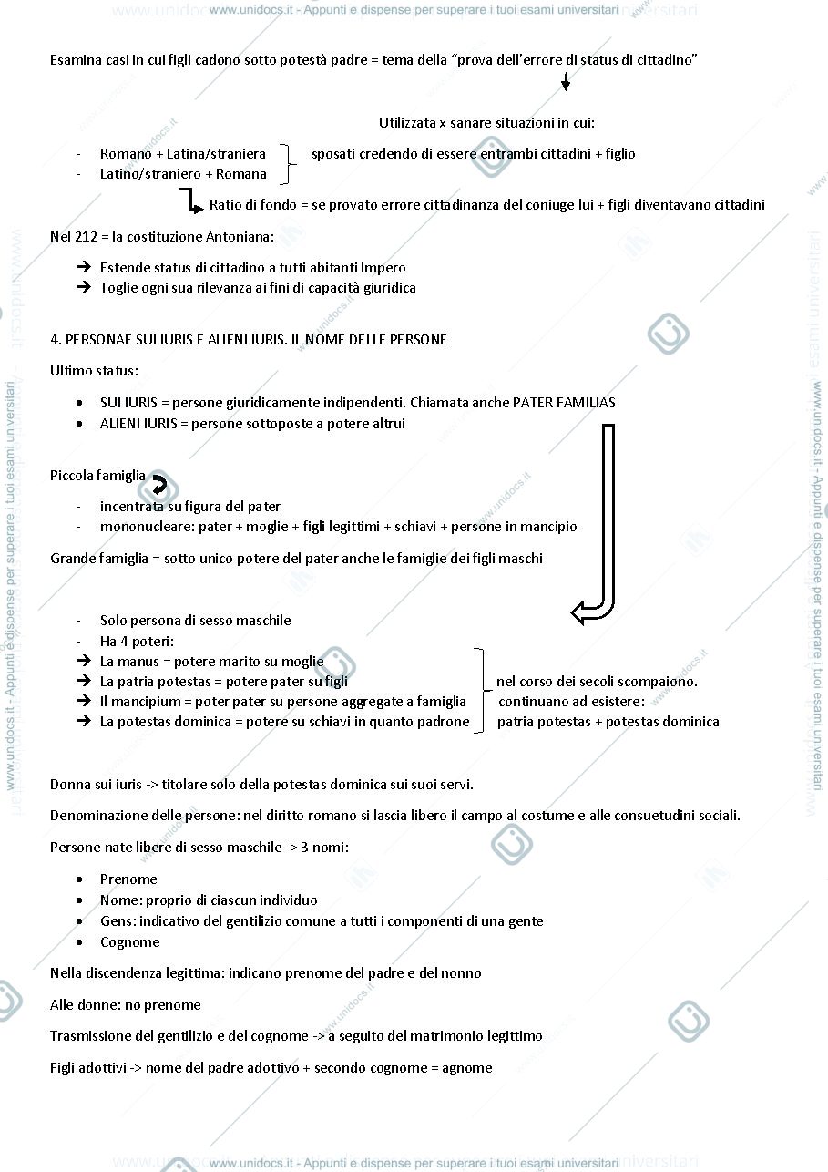 Anteprima pagina 2 — istituzioni di diritto romano (esame parziale)
