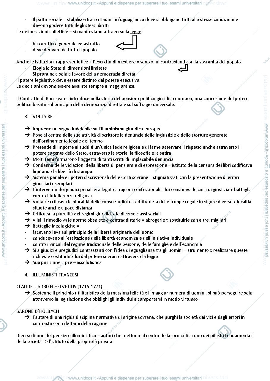 Anteprima pagina 5 — storia del diritto contemporaneo (esame parziale)