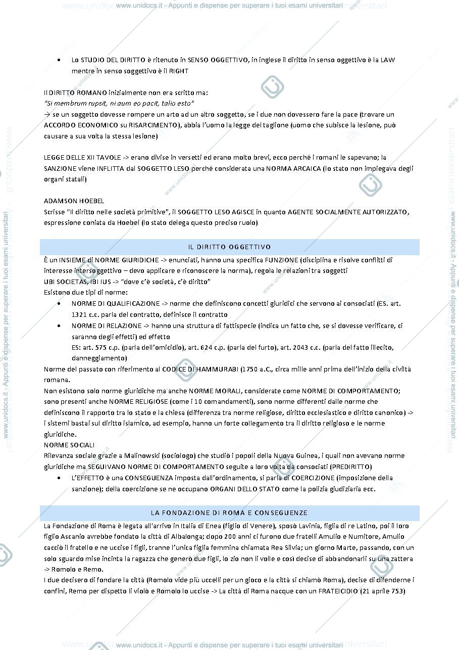 Anteprima pagina 2 — istituzioni di diritto romano (M-Q)
