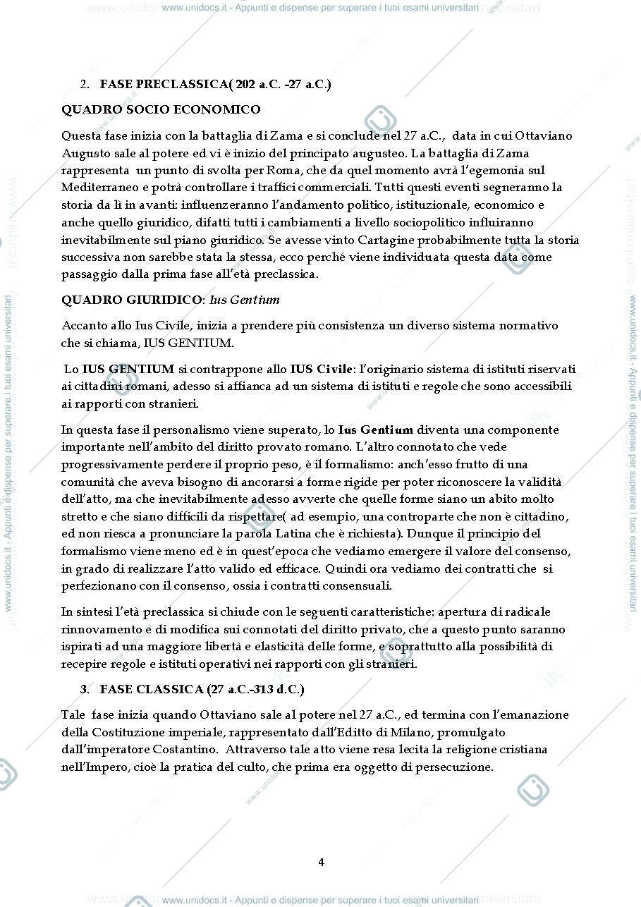 Anteprima pagina 4 — Istituzioni di Diritto Romano