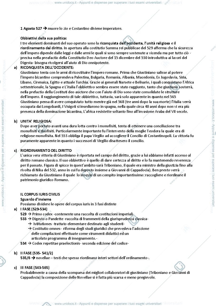 Anteprima pagina 2 — Riassunto istituzioni di diritto romano prof maganzani