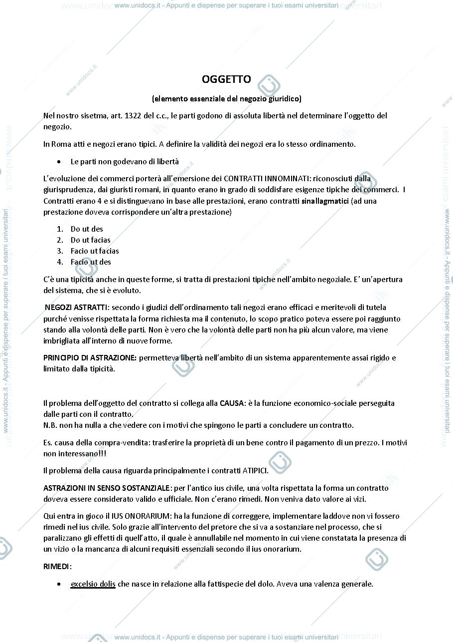Anteprima pagina 3 — Appunti di diritto romano