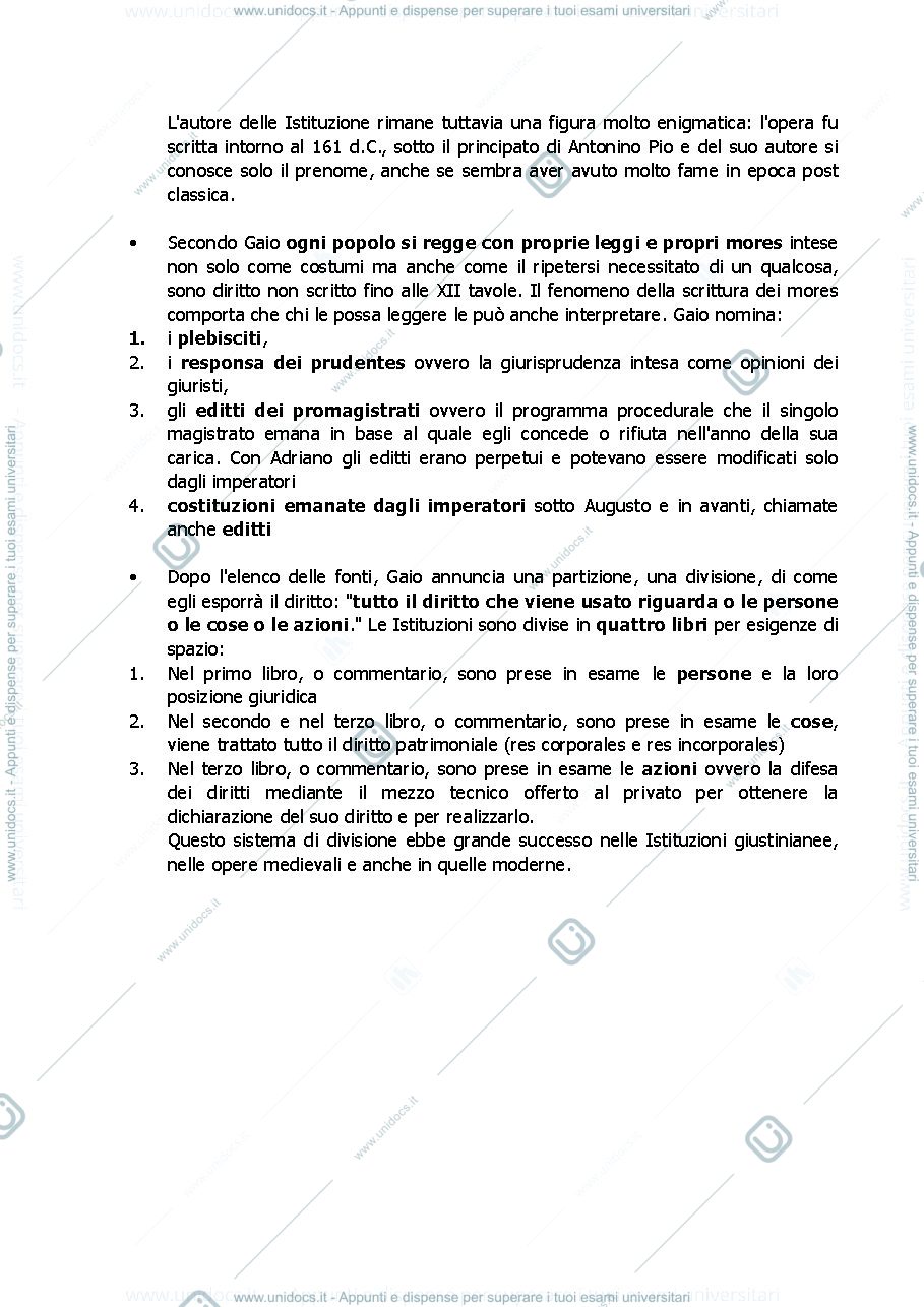 Anteprima pagina 3 — Dispensa Appunti di Istituzioni di Diritto Romano