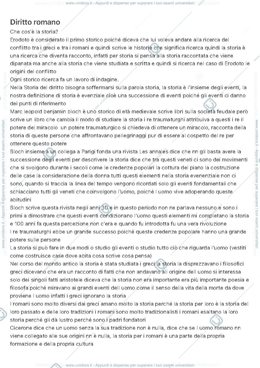 Anteprima pagina 1 — Introduzione al diritto romano 