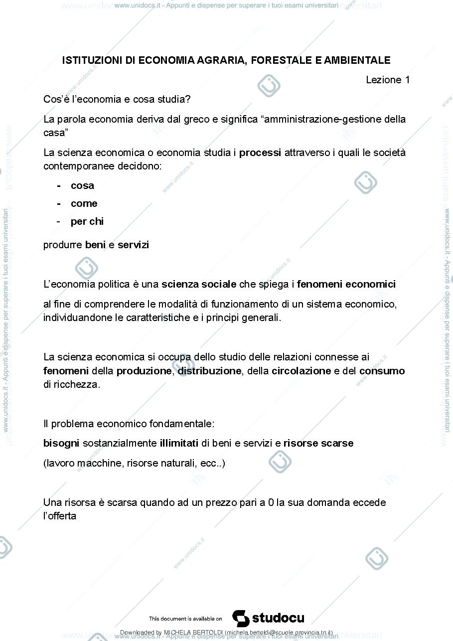 Anteprima pagina 2 — Istituzioni di economia