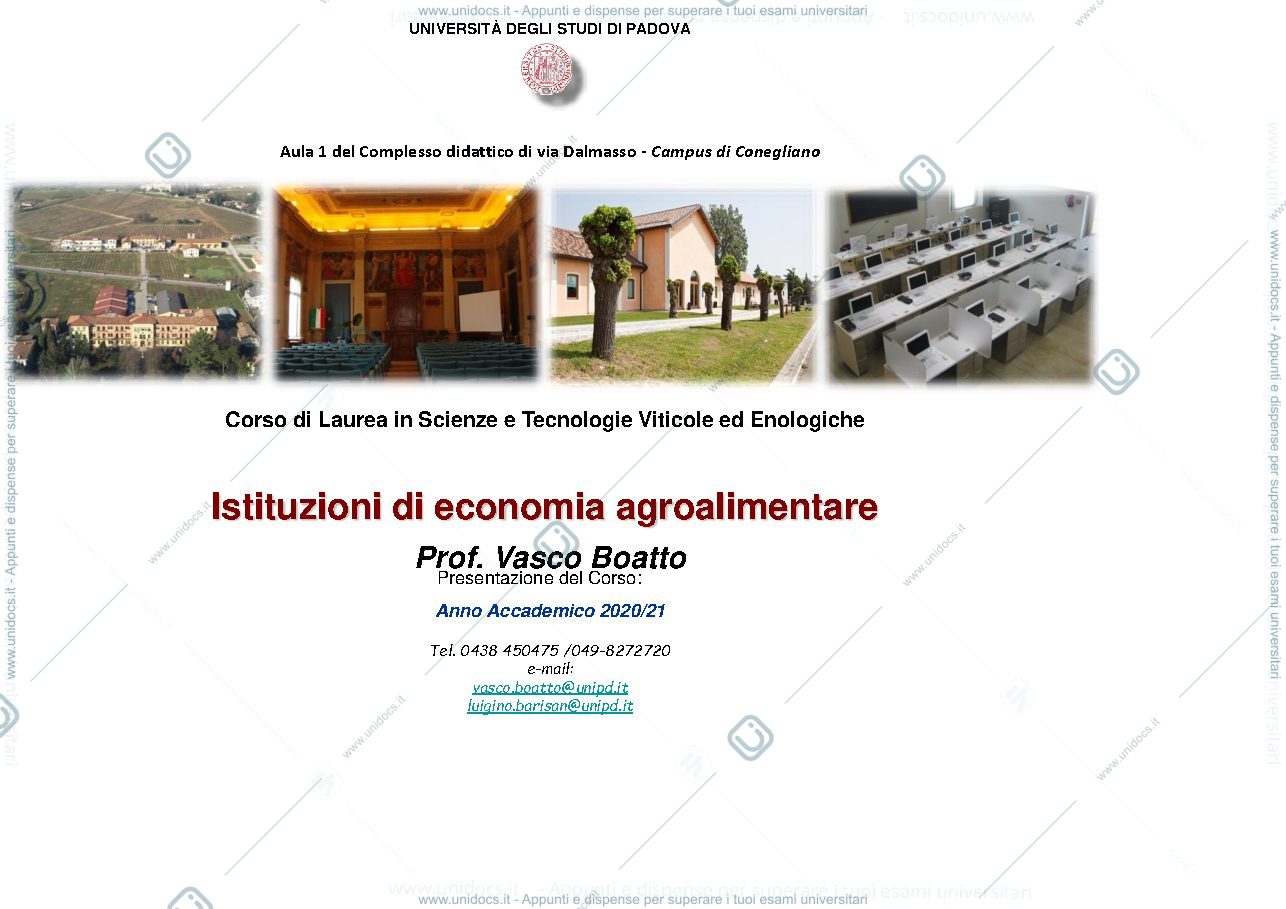 Anteprima pagina 1 — Appunti del professore