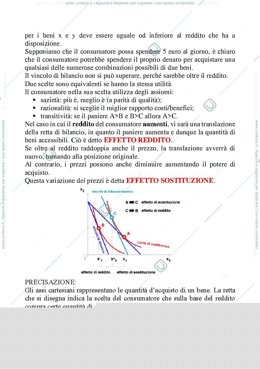 Anteprima pagina 3 — APPUNTI DI MICROECONOMIA