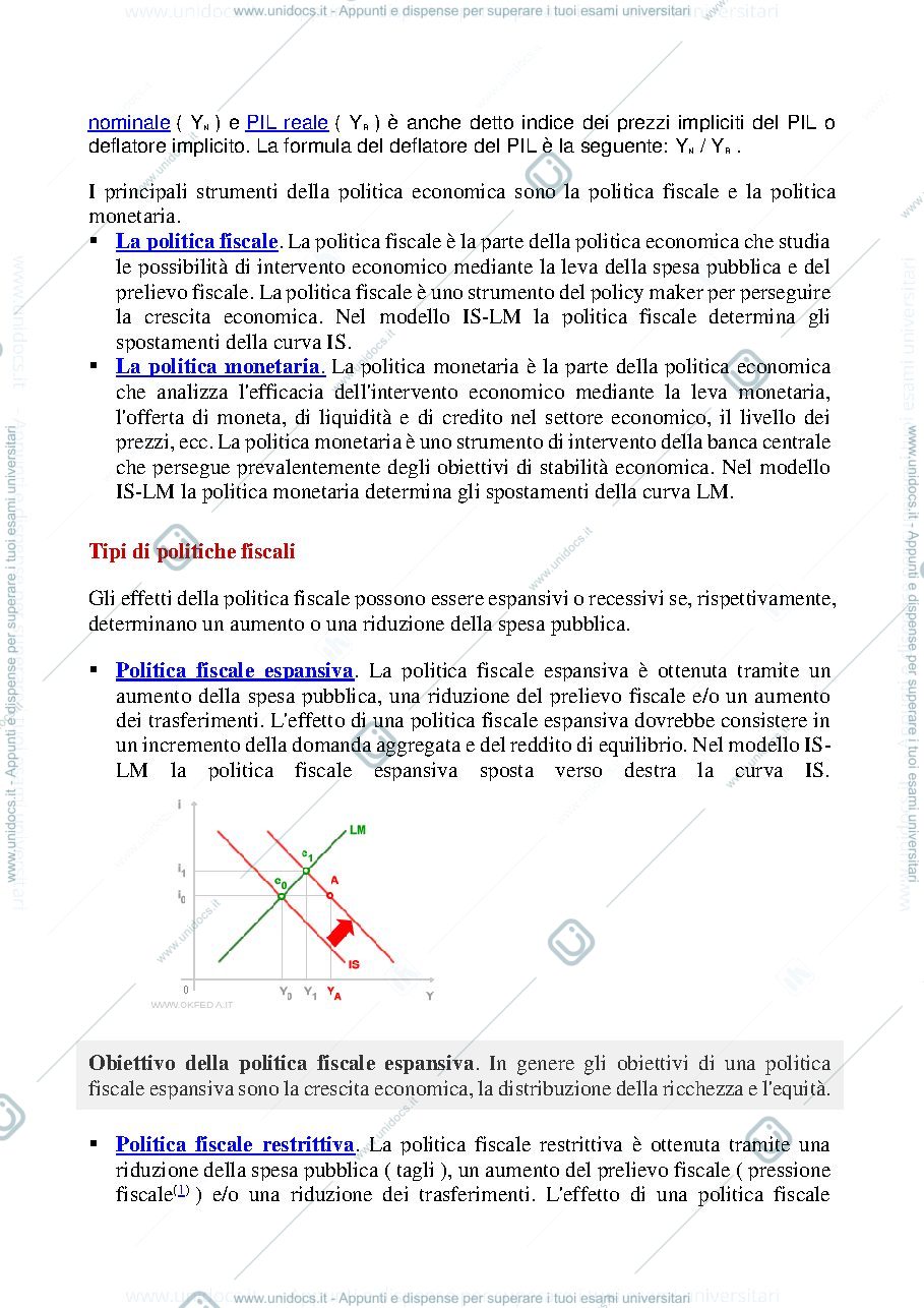Anteprima pagina 3 — APPUNTI DI MACROECONOMIA