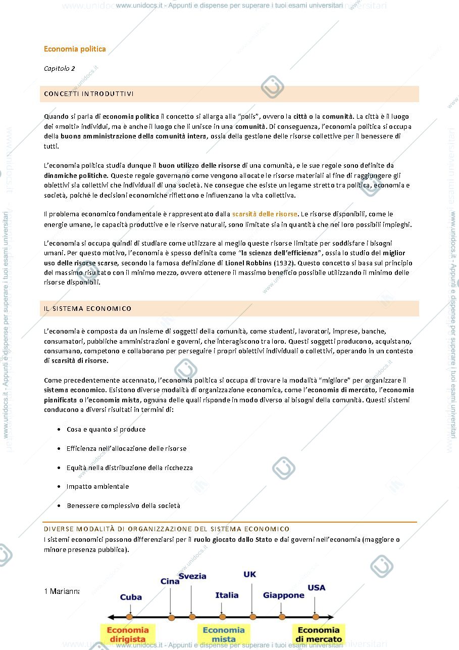 Anteprima pagina 1 — microeconomia 