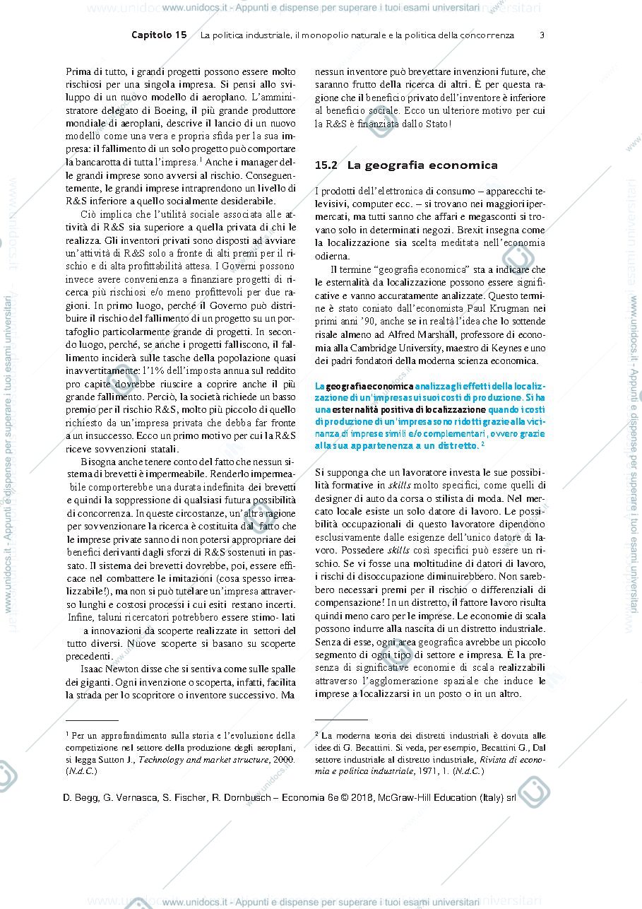 Anteprima pagina 3 — La politica industriale 