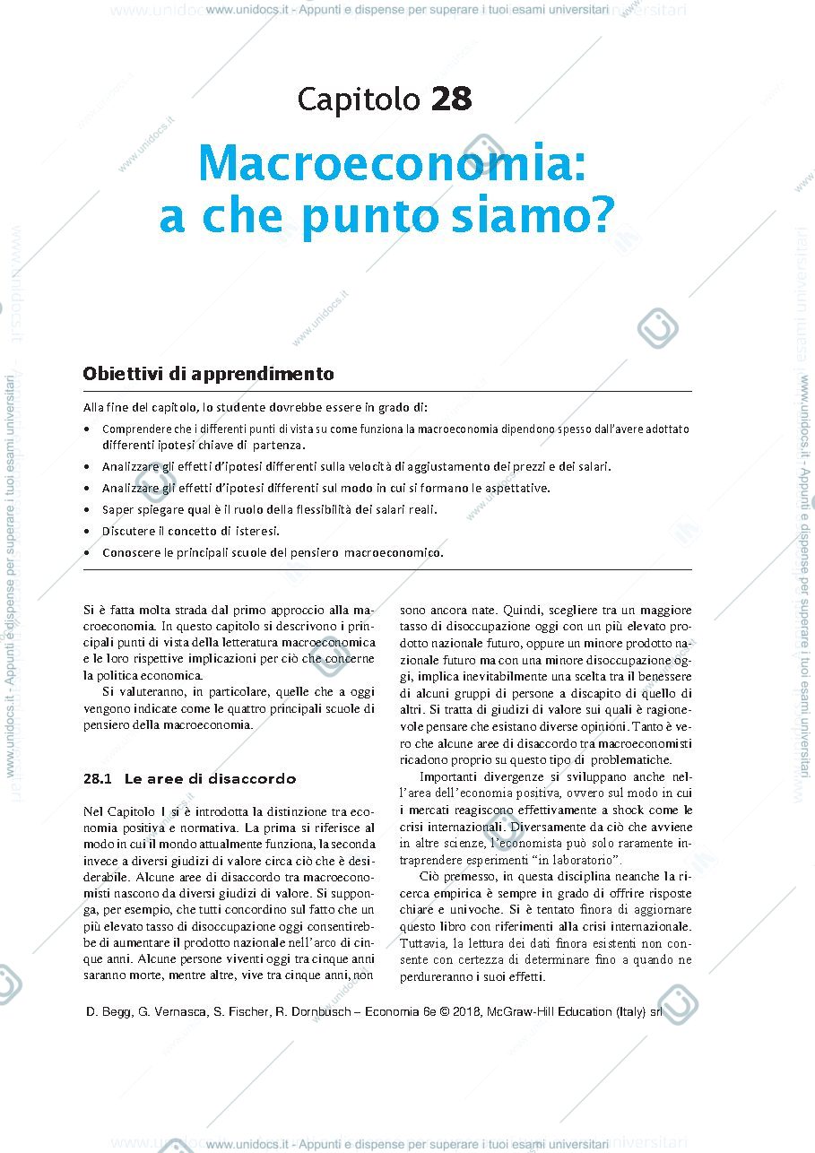 Anteprima pagina 1 — Macroeconomia 