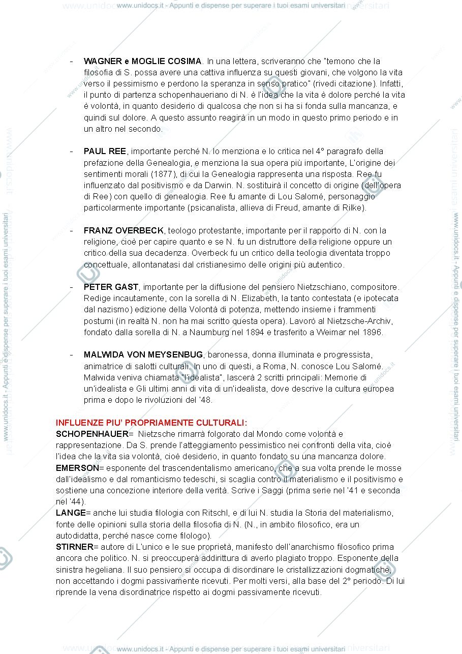 Anteprima pagina 2 — Il pressimismo Nietzsche 