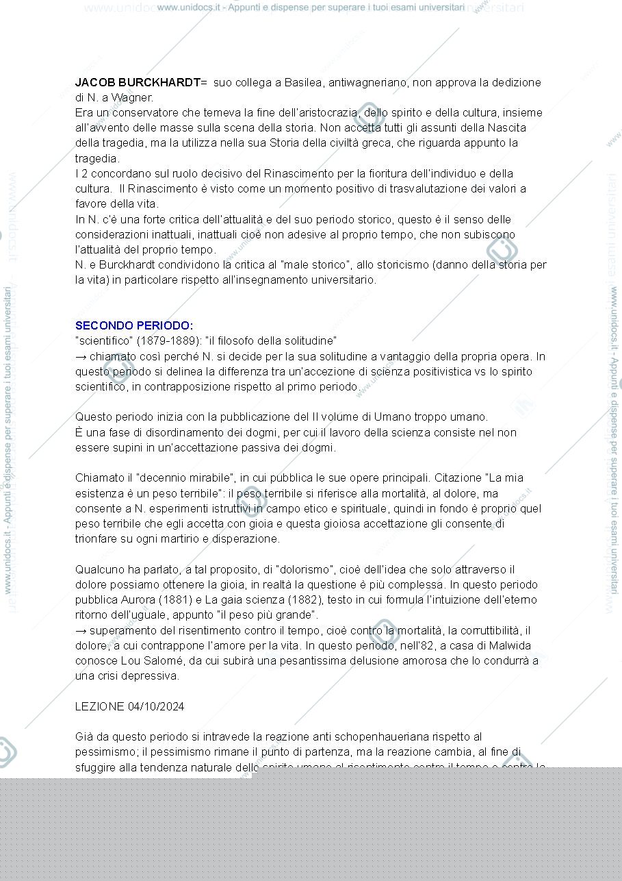 Anteprima pagina 3 — Il pressimismo Nietzsche 