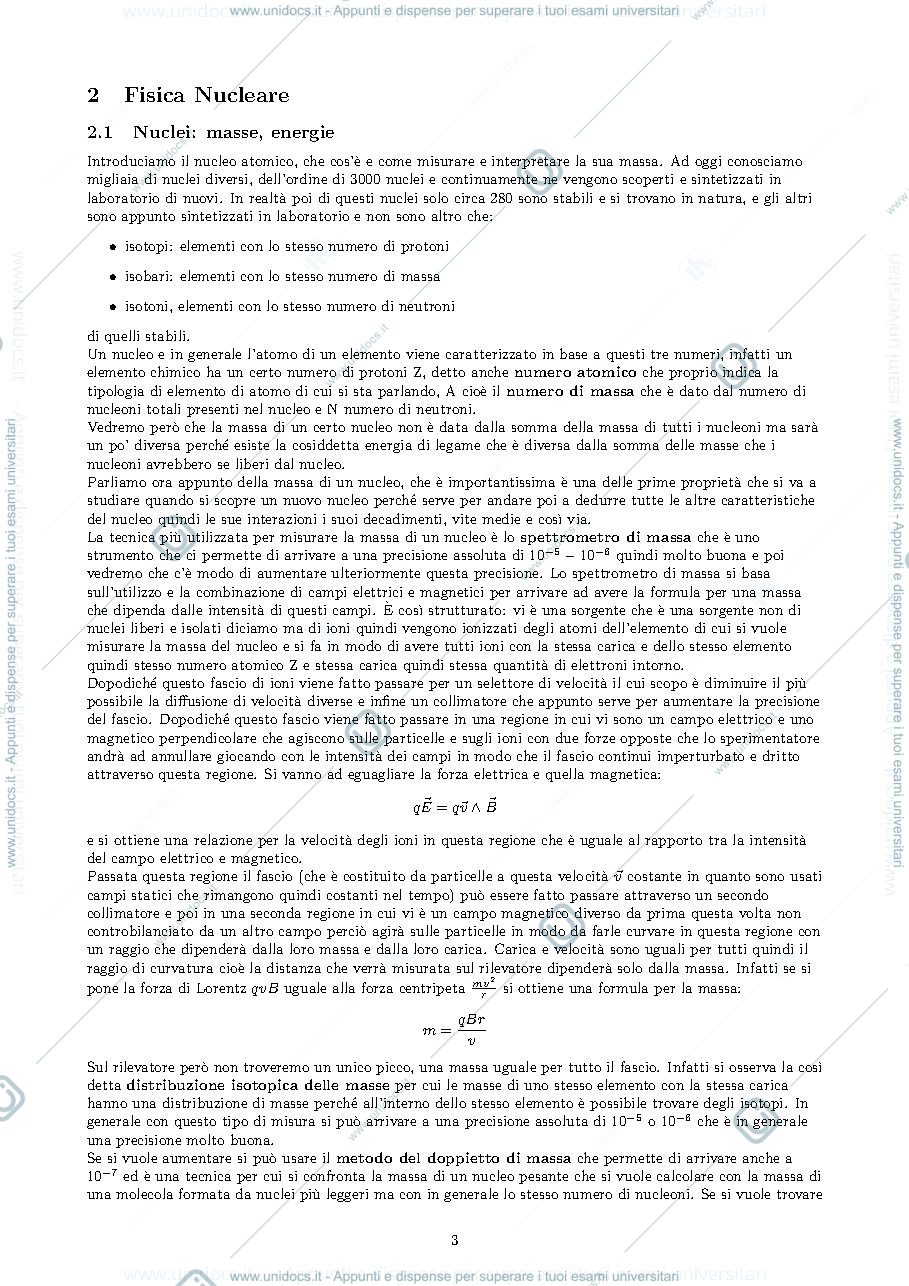 Anteprima pagina 3 — Appunti di istituzioni di fisica nucleare e subnucleare