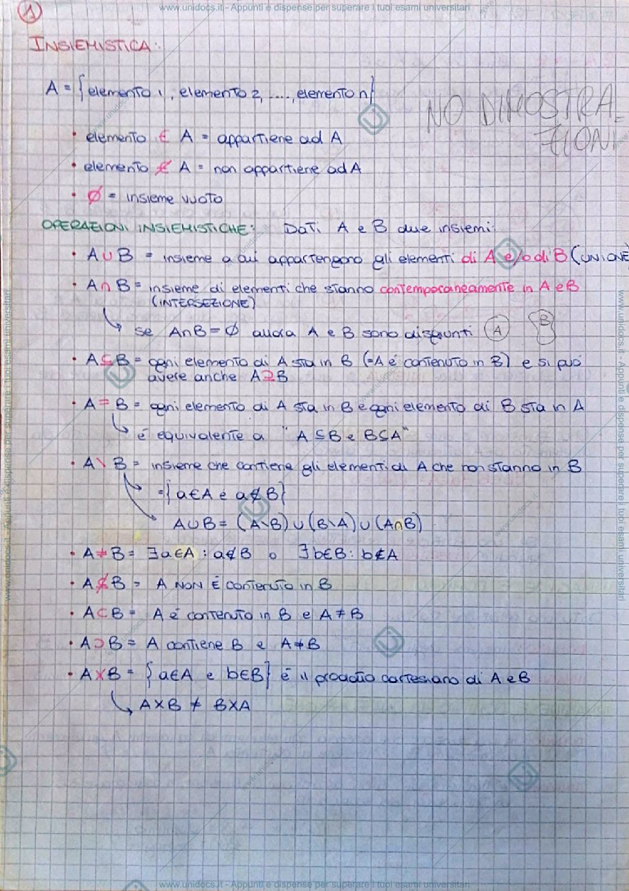 Anteprima pagina 1 — istituzioni di matematica