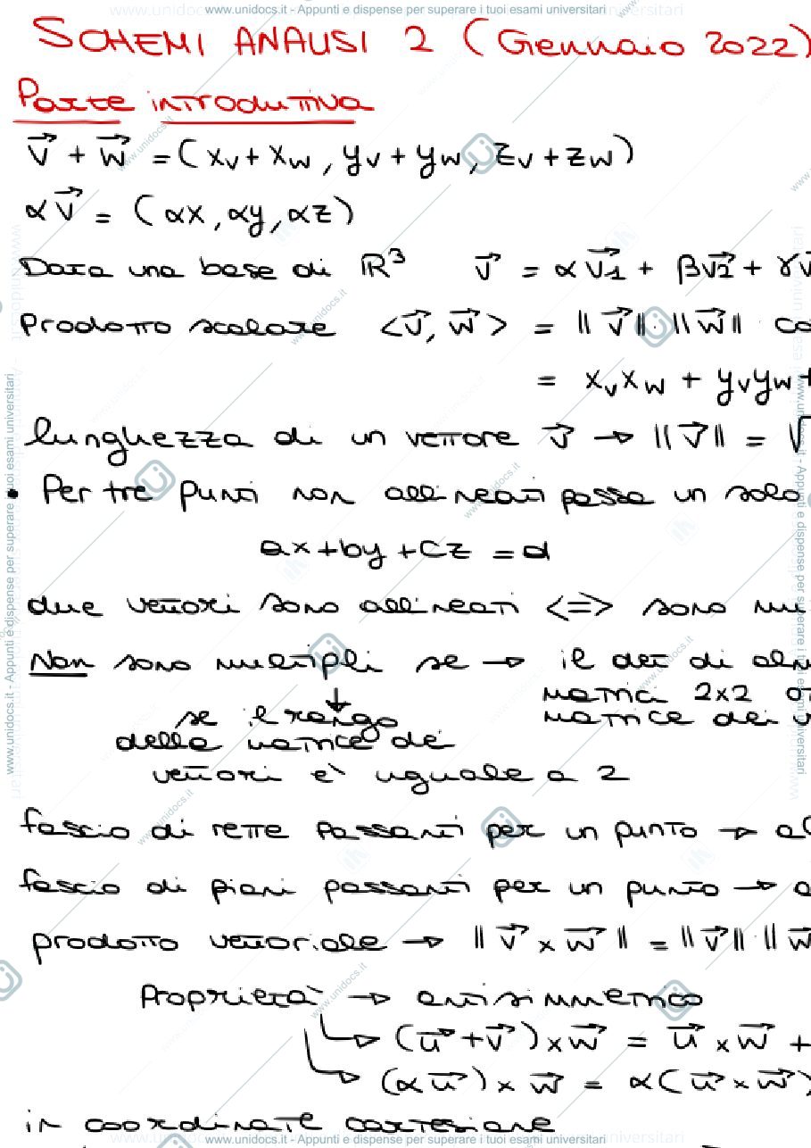 Anteprima pagina 1 — Riassunti