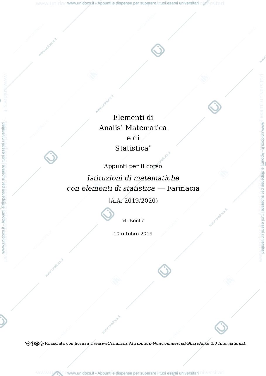 Anteprima pagina 1 — Dispense istituzioni