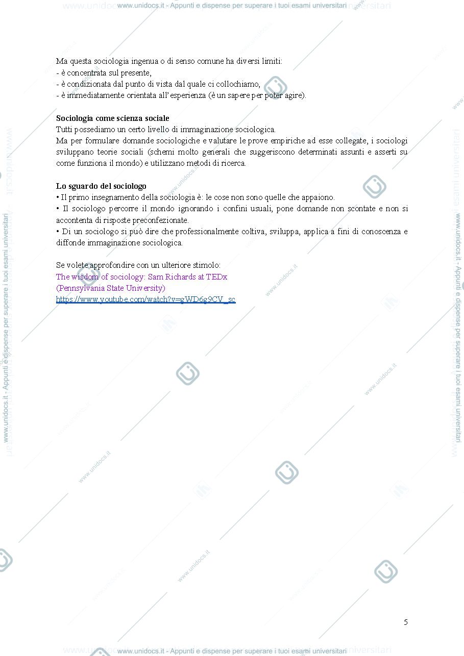 Anteprima pagina 5 — Appunti istituzioni di sociologia