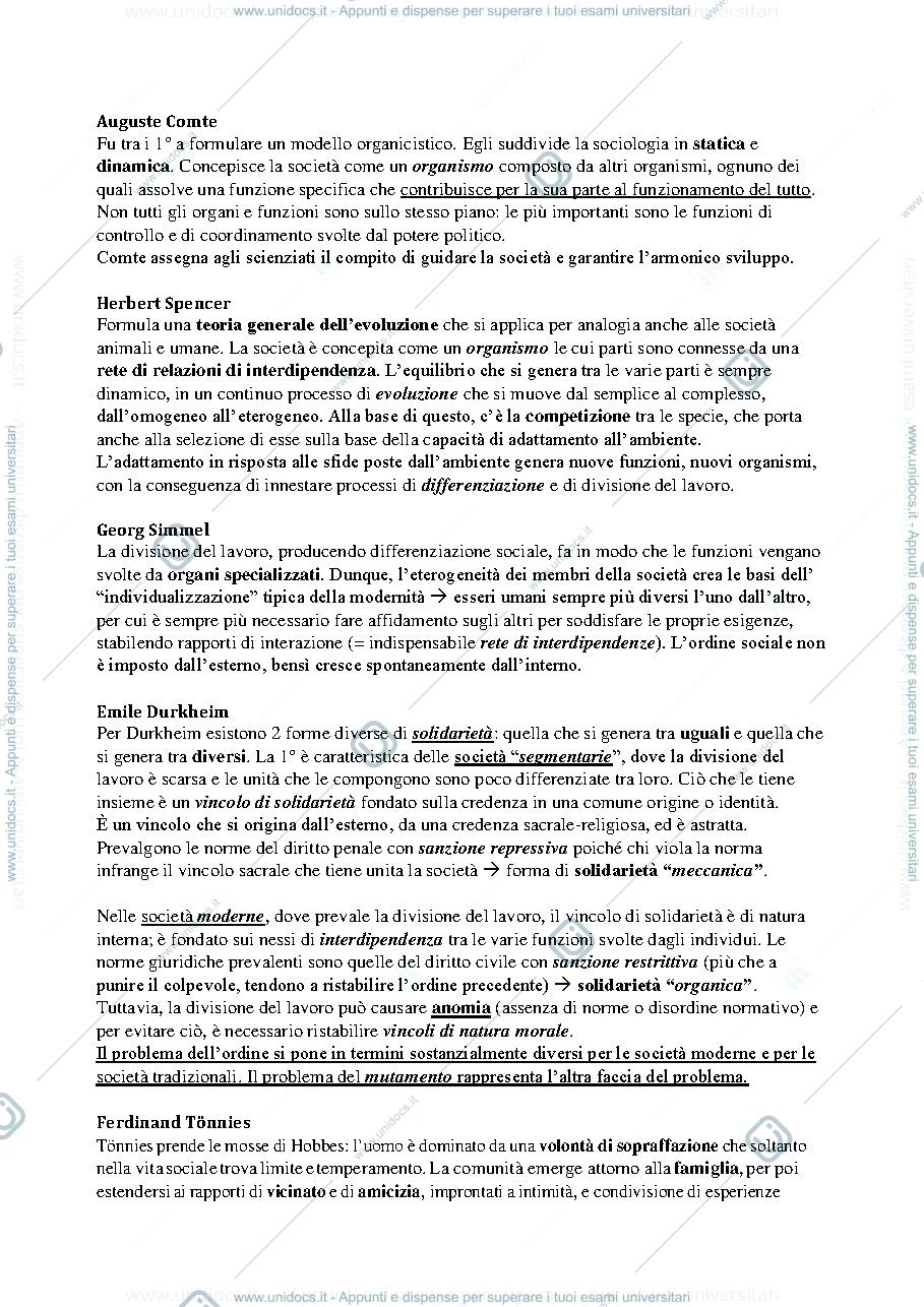 Anteprima pagina 3 — Riassunto - Incontro con la Sociologia