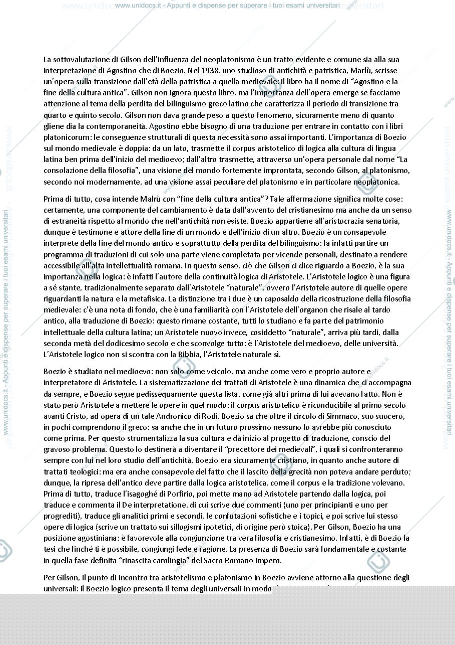Anteprima pagina 1 — Boezio, l'opera e la sua influenza