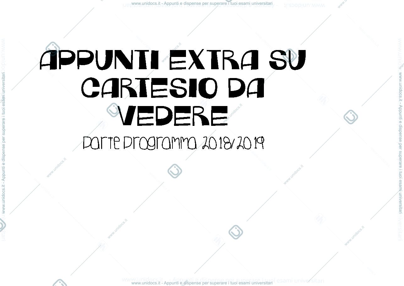 Anteprima pagina 1 — cartesio 