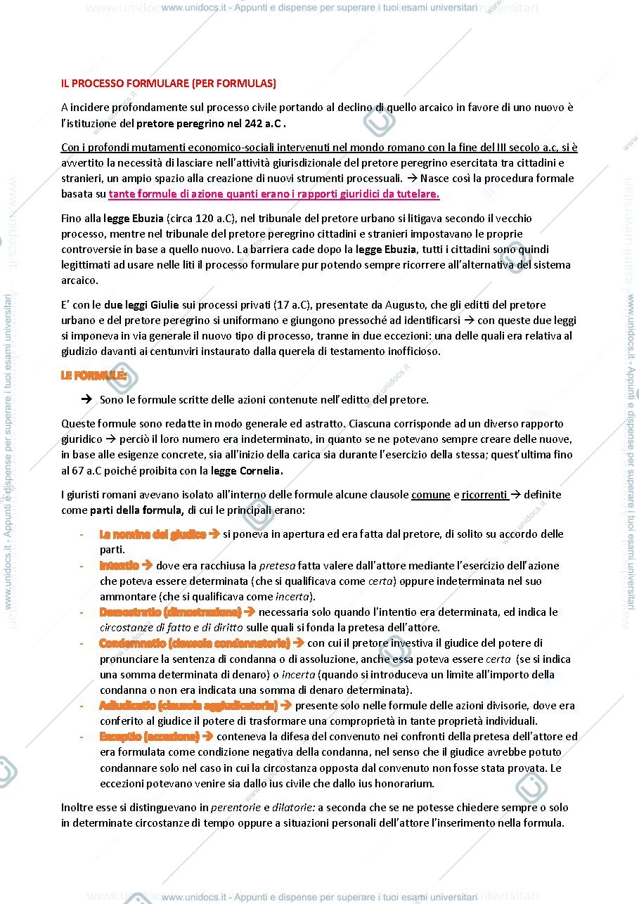 Anteprima pagina 1 — Processo formulare