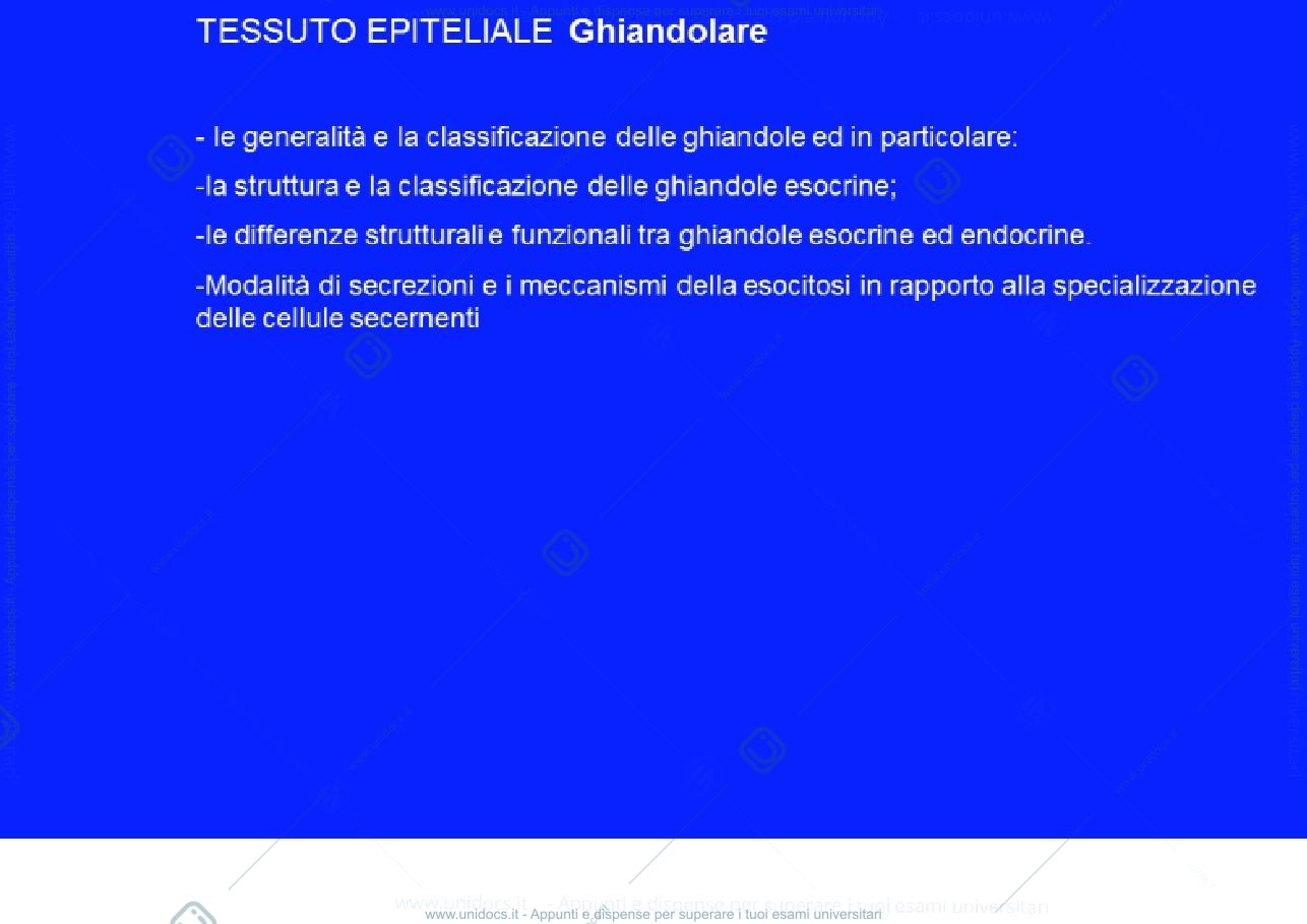 Anteprima pagina 3 — Tessuto epiteliale di rivestimento