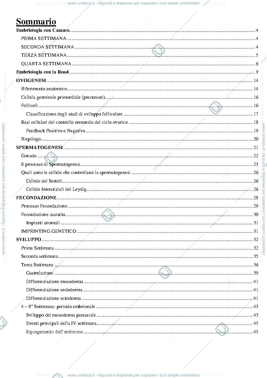 Anteprima pagina 2 — EMBRIOLOGIA 