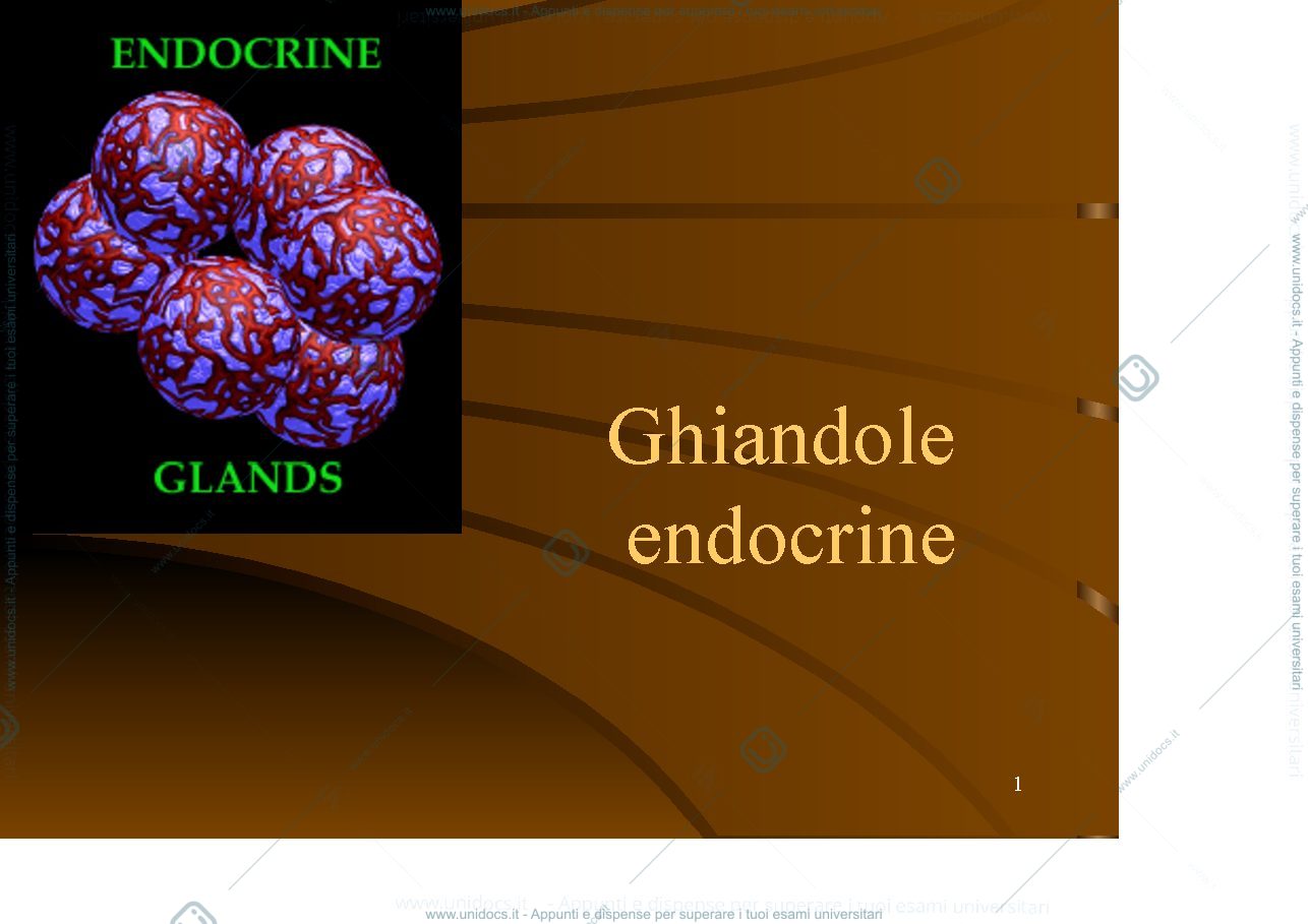 Anteprima pagina 1 — ghiandole endocrine