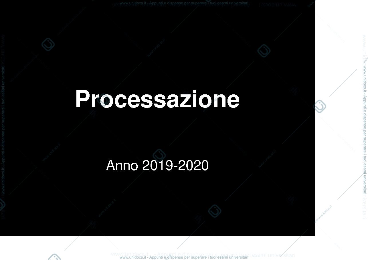 Anteprima pagina 1 — Processazione e Taglio