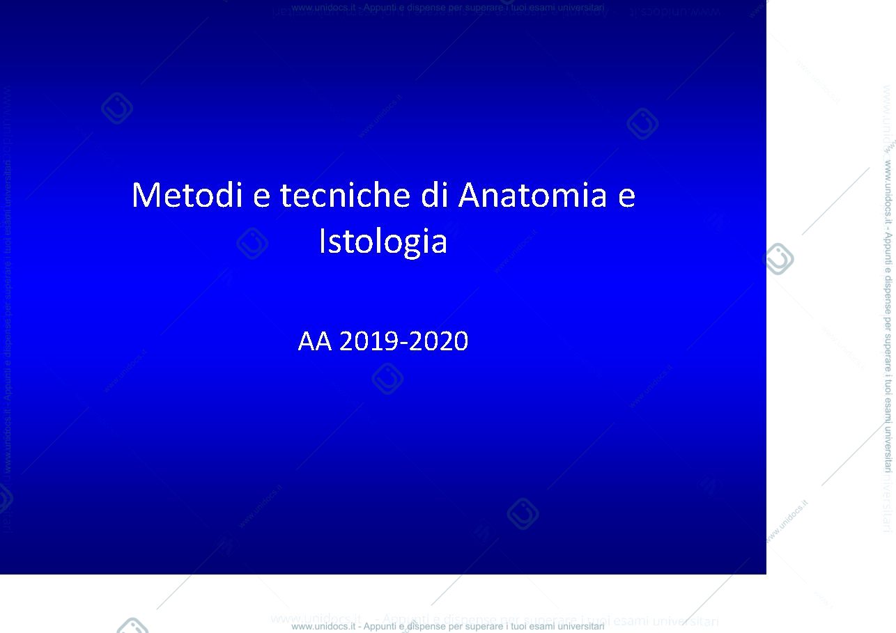 Anteprima pagina 1 — introduzione tecniche di anatomia