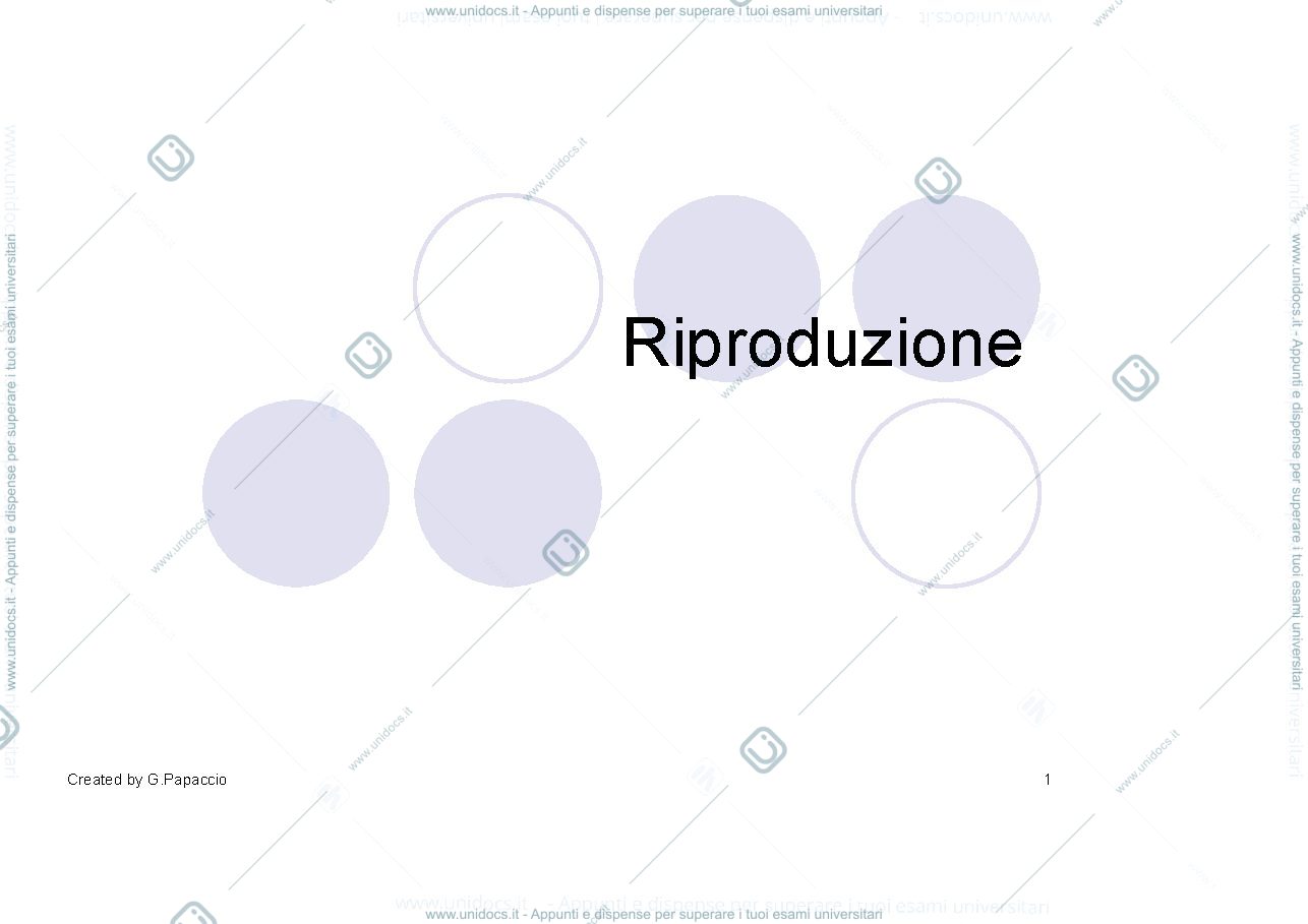 Anteprima pagina 1 — Riproduzione