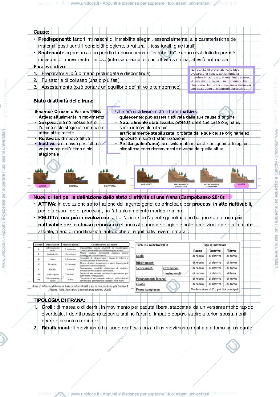 Anteprima pagina 2 — Appunti lezioni Geologia e idrogeologia