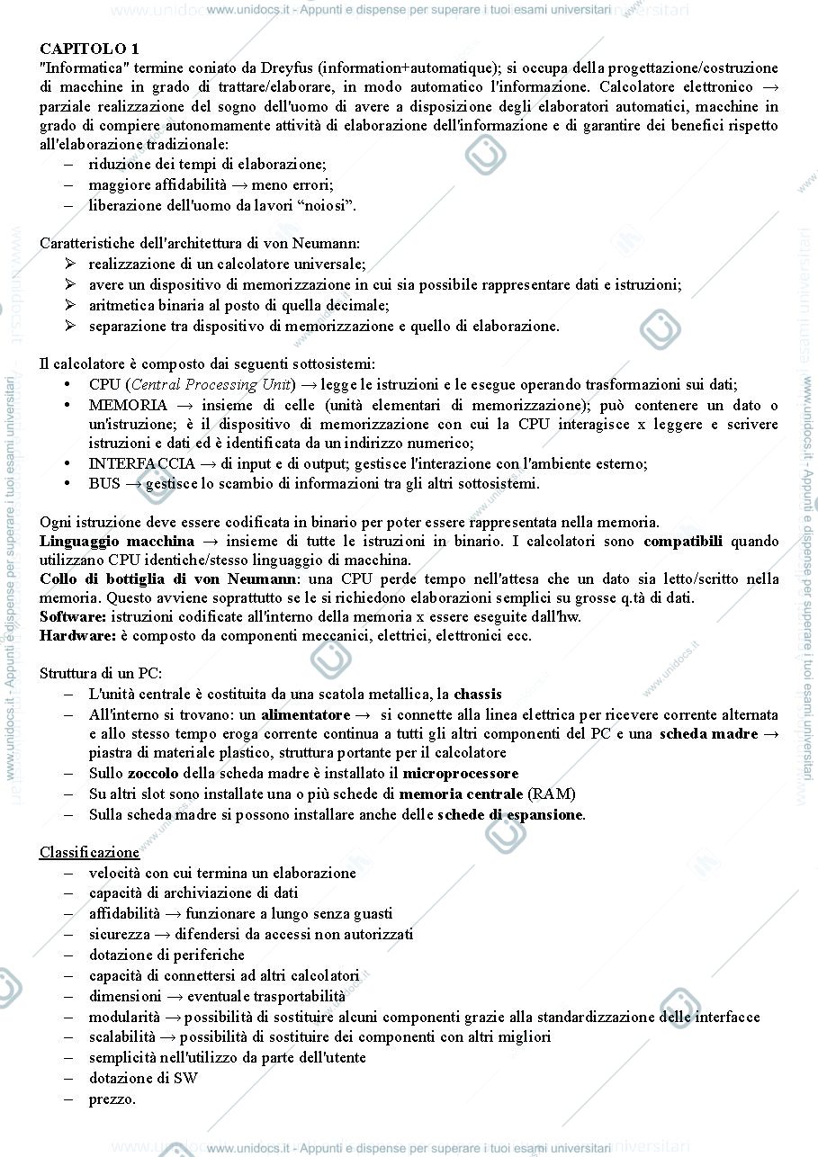 Anteprima pagina 1 — informatica