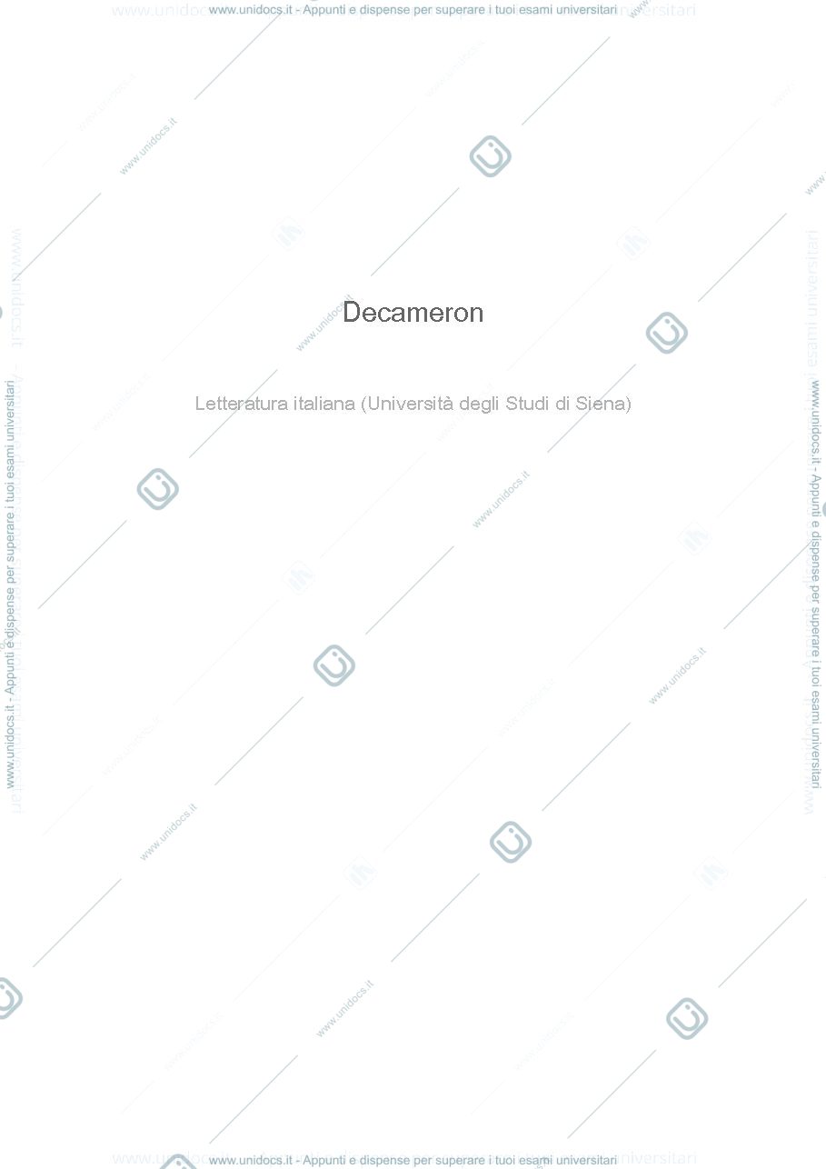Anteprima pagina 1 — decamerone