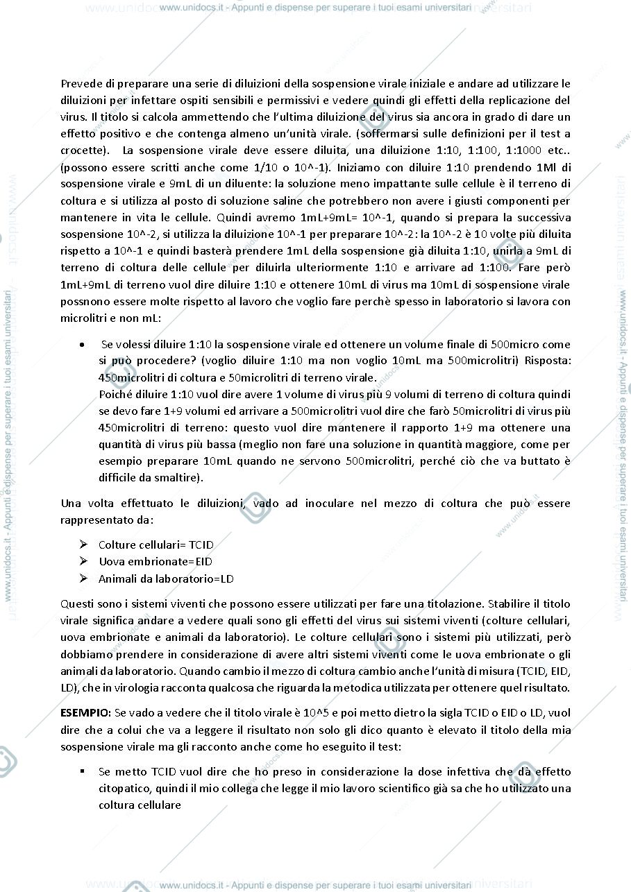 Anteprima pagina 2 — LABORATORIO DI VIROLOGIA
