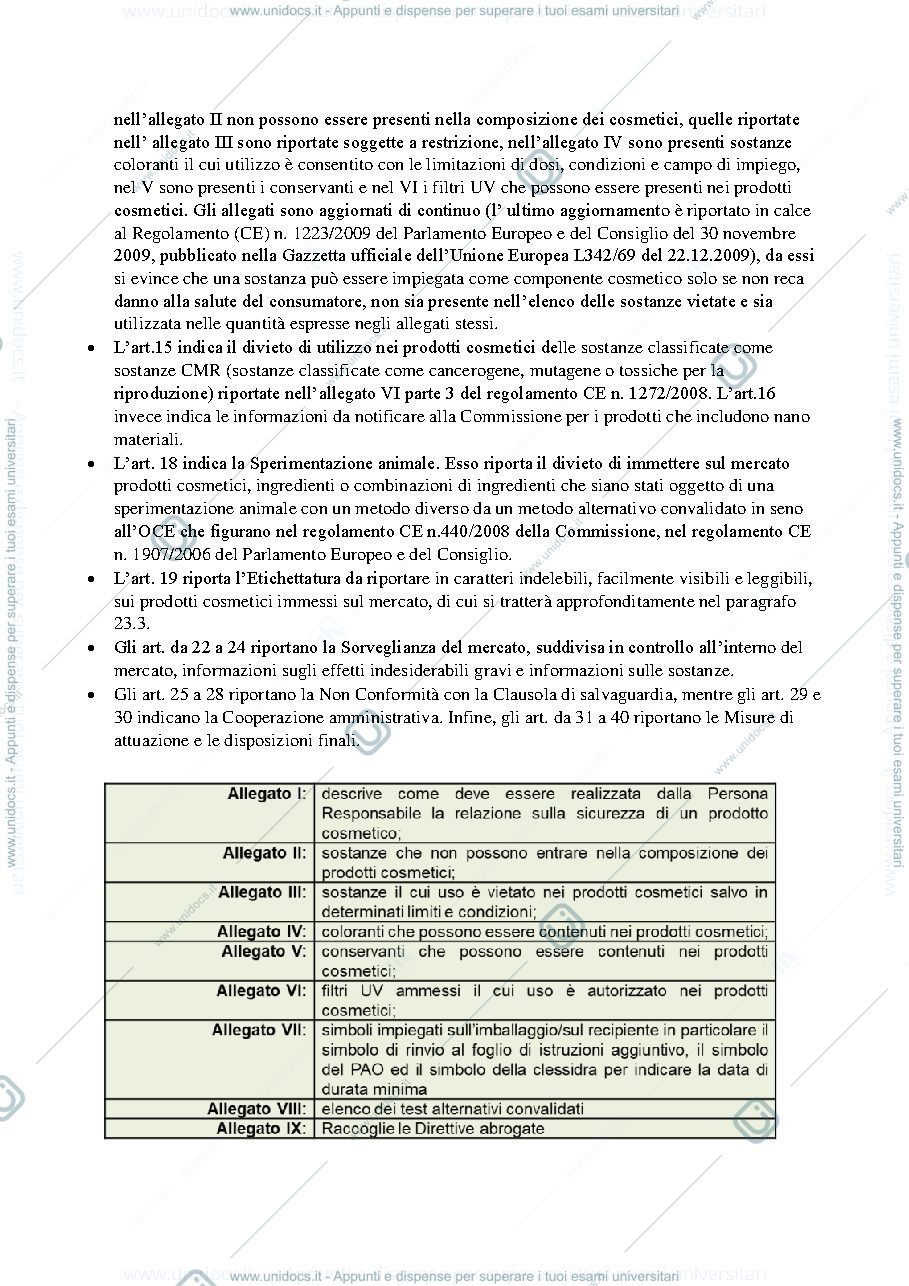 Anteprima pagina 3 — Appunti e sbobine laboratorio chimica dei prodotti cosmetici