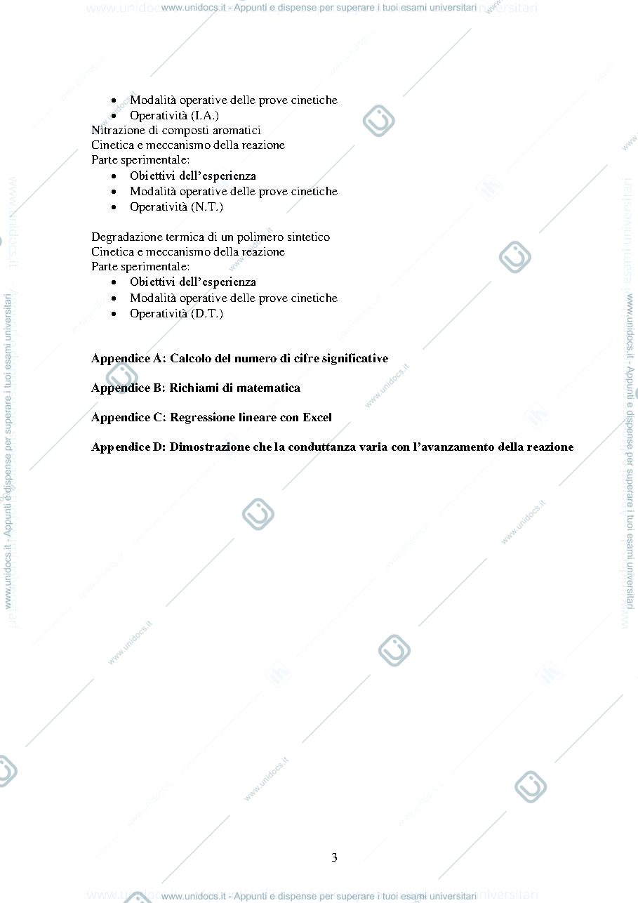 Anteprima pagina 3 — LABORATORIO DI CHIMICA FISICA Corso di Laurea in Chimica Industriale