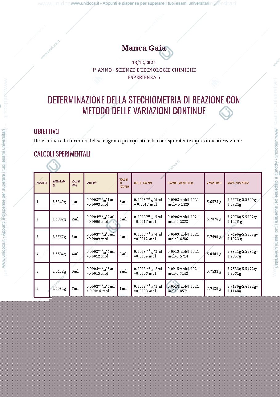 Anteprima pagina 1 — ESPERIENZA 5