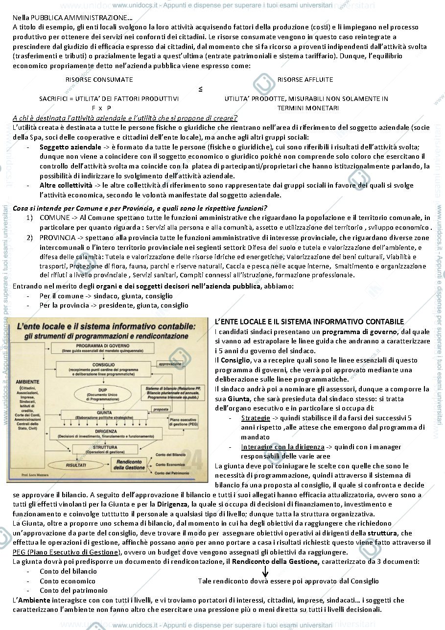 Anteprima pagina 2 — ECONOMIA DELLE AZIENDE E AMM.NI -  MAZZARA