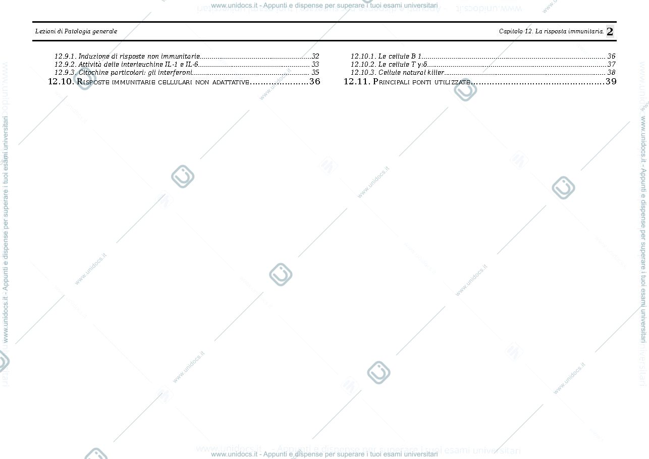 Anteprima pagina 2 — risposta immunitaria
