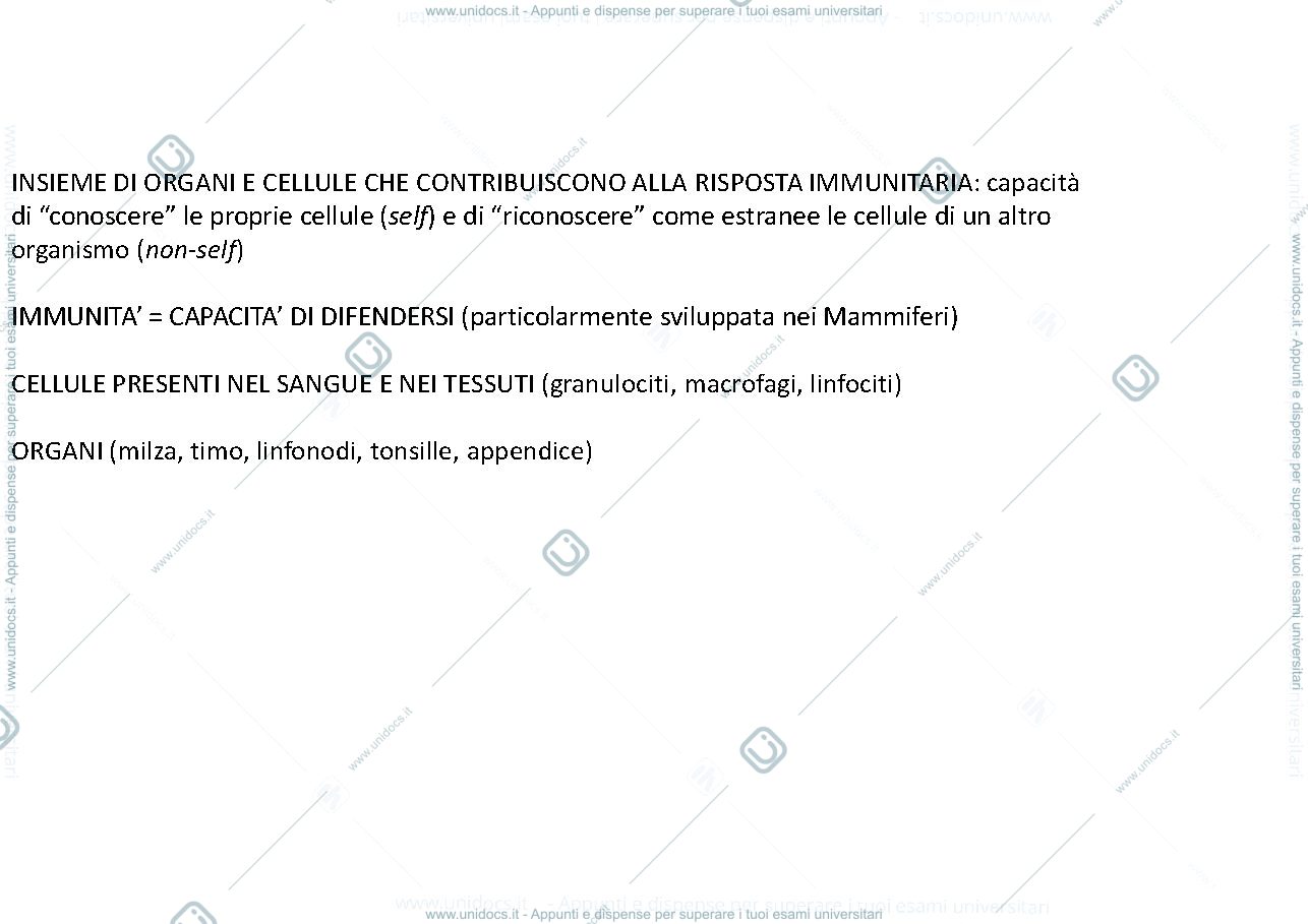 Anteprima pagina 2 —  Il sistema immunitario