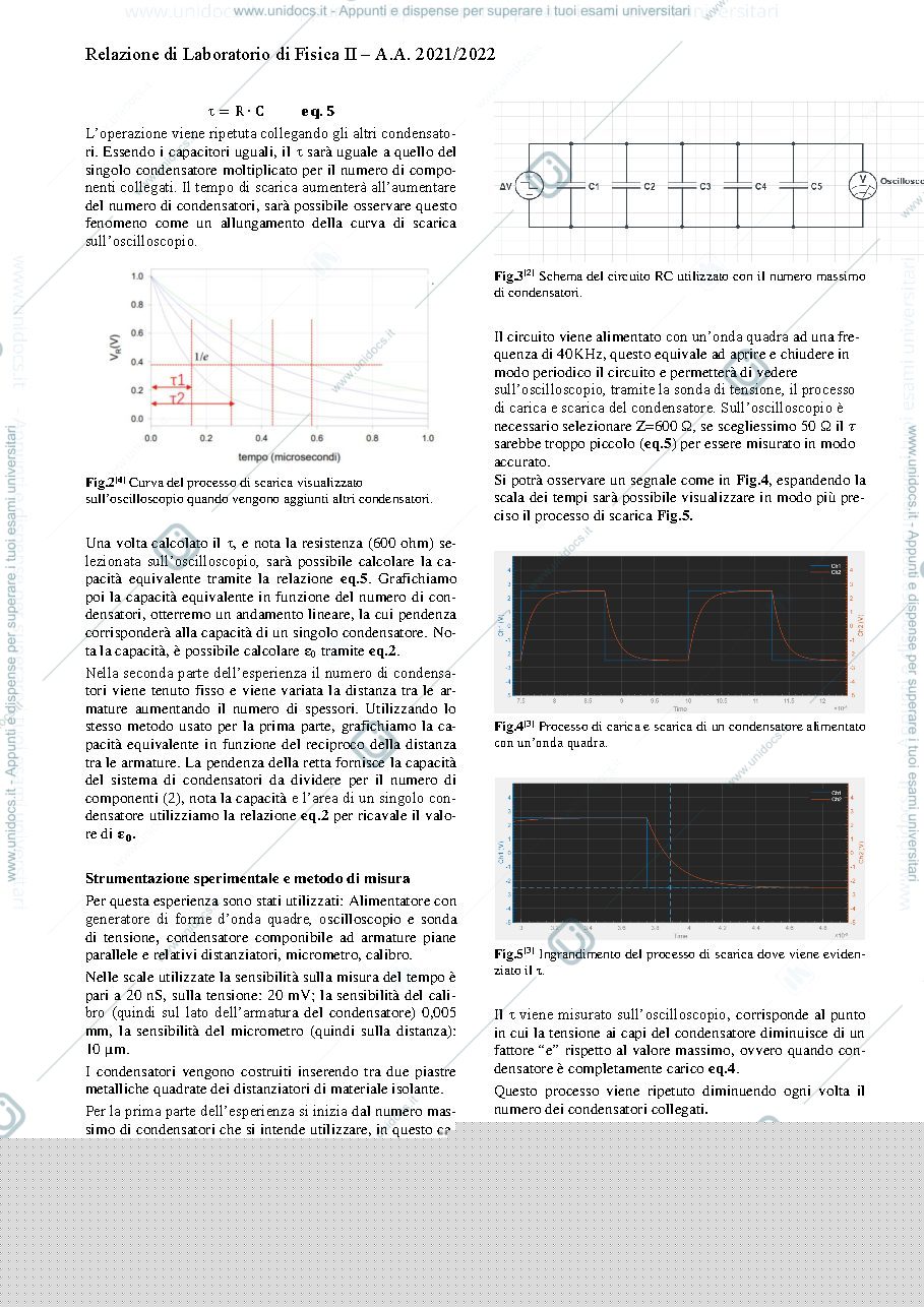 Anteprima pagina 2 — Relazioni laboratorio di fisica II