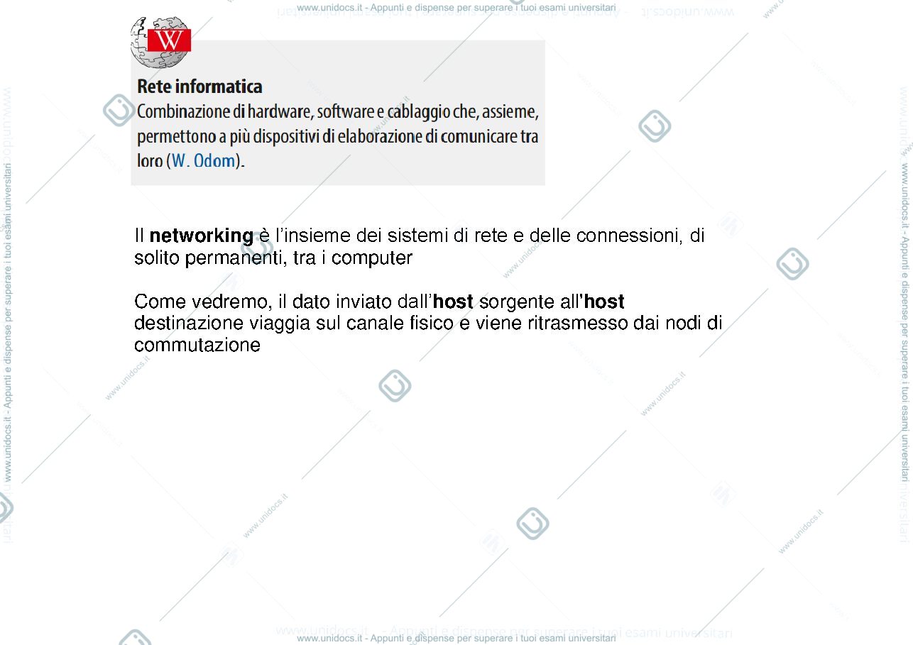 Anteprima pagina 2 — Reti