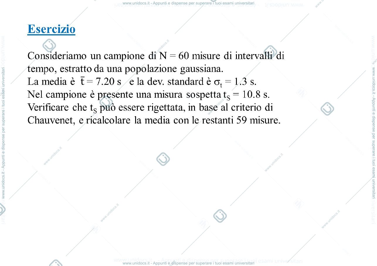 Anteprima pagina 1 — Intervalli di confidenza e distribuzione t-Sudent