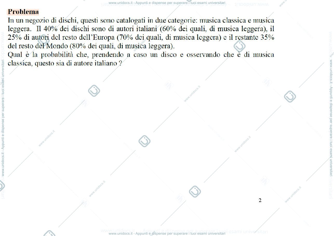 Anteprima pagina 2 — Problemi preparatori all'esame